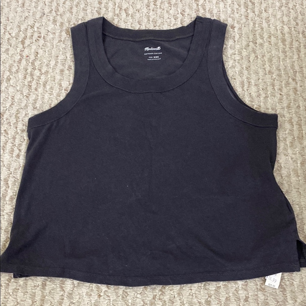 Madewell Crop Tank Top Relaxed Fit